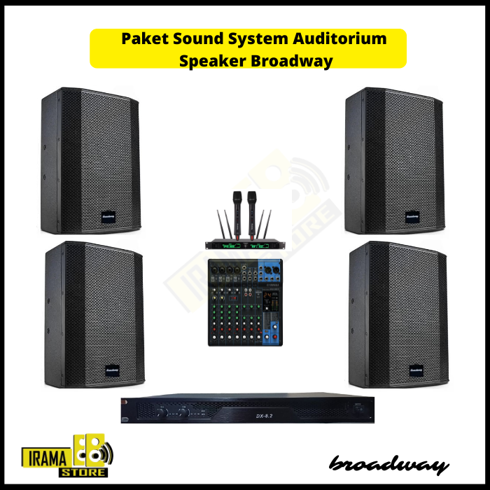 Paket Auditorium  speaker broadway - 4 Speaker